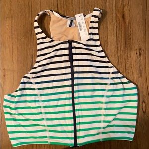 NWT J.CREW Cropped Bikini Top (sz L)